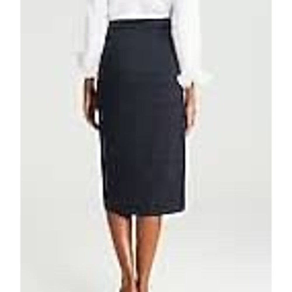 J. Jill Wearever Buttery Soft A-Line Midi Pencil Skirt Charcoal Gray XS NEW! $79